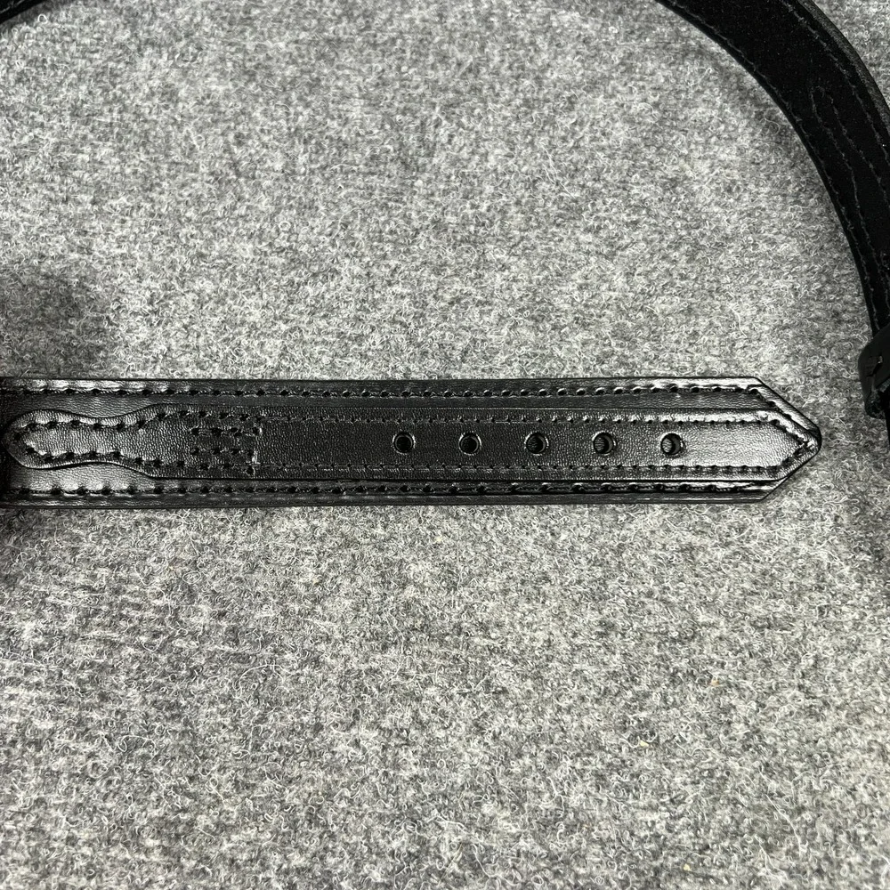 Jay-Pee Belt Mens Size 36 Black Top Grain Bridle Cowhide Police Security
